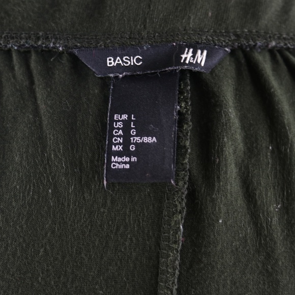 H&M Forest Green Maxi A-line L Skirt - Picture 5 of 6